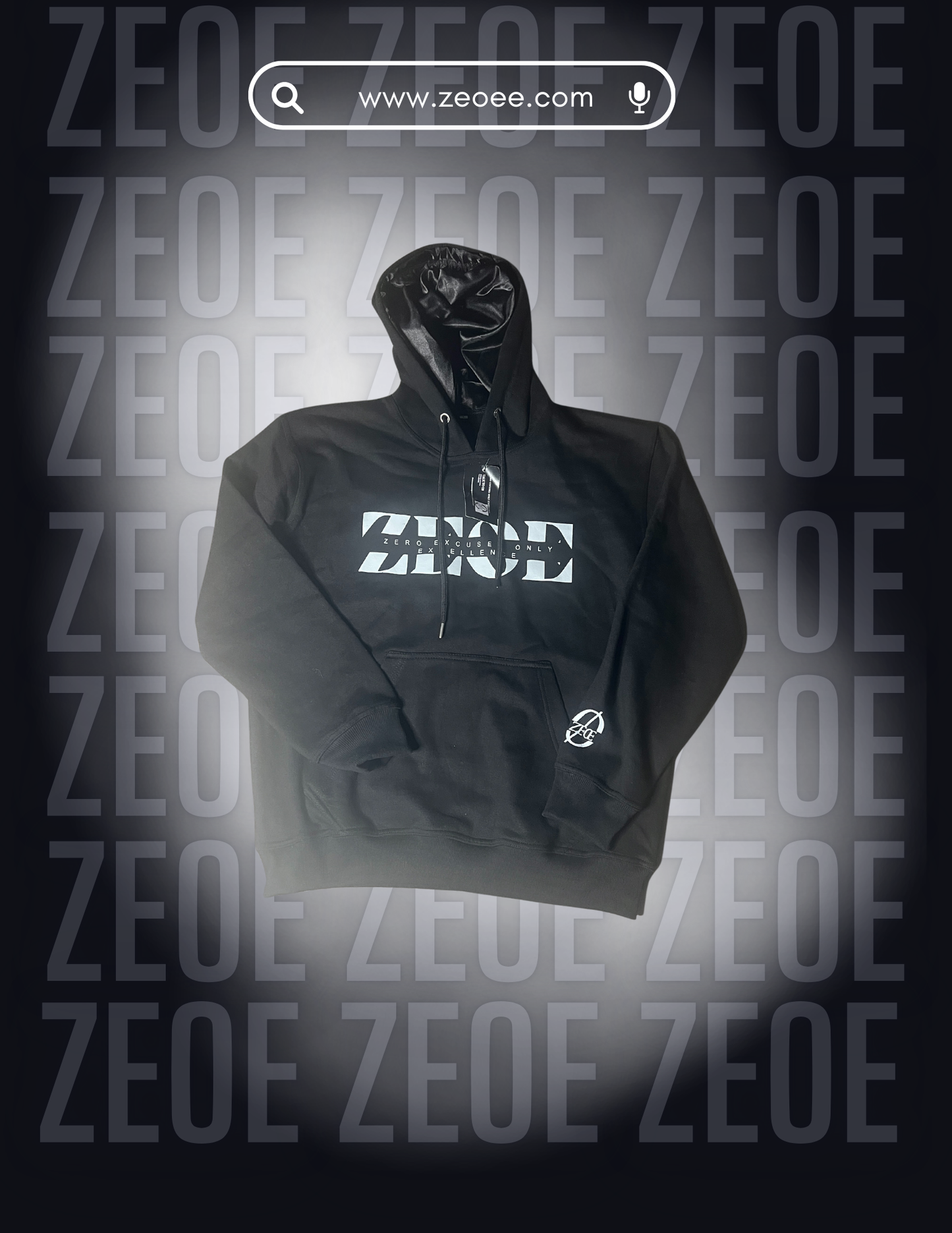 The Definition of Excellence Satin Lined Hoodie