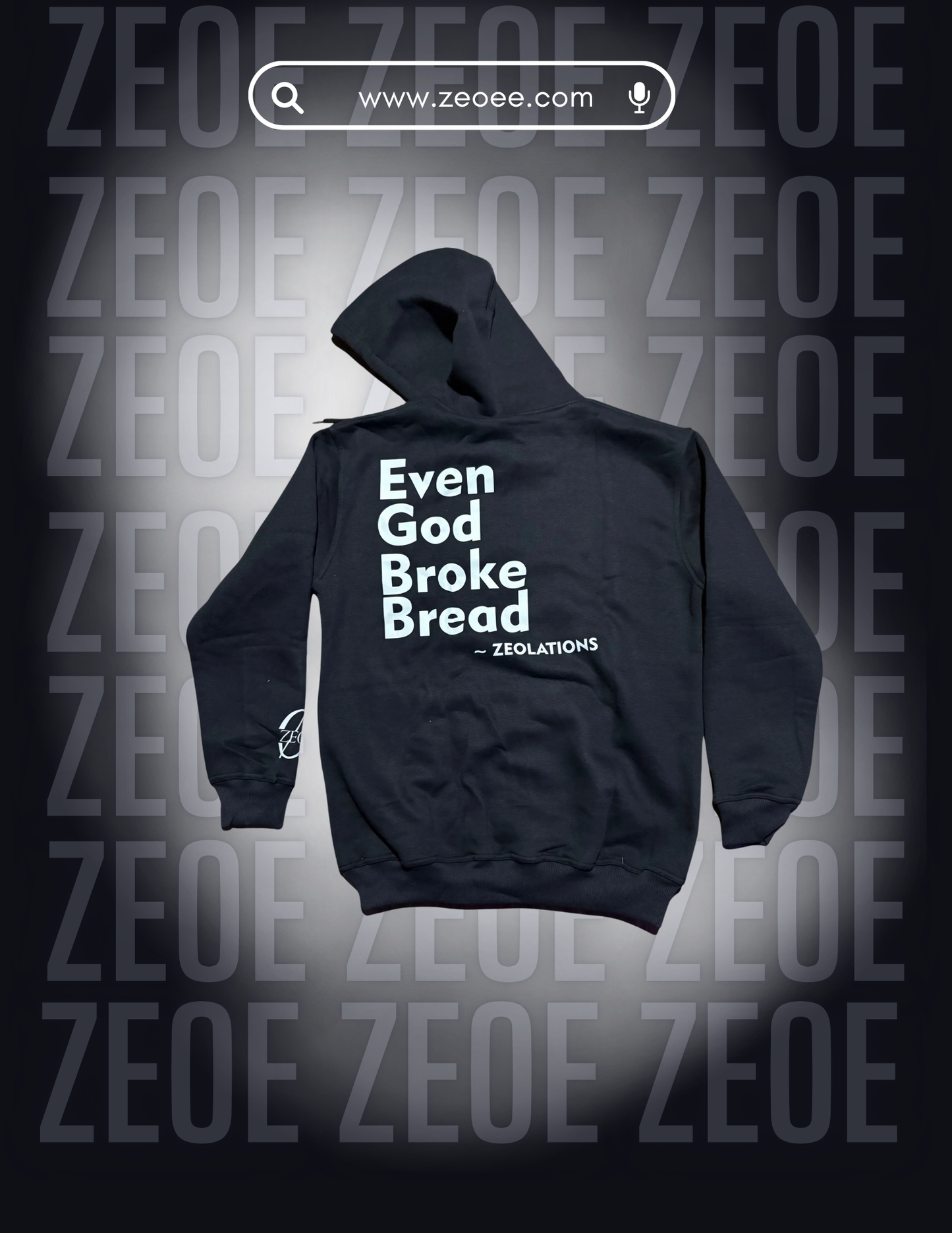 Even God Broke Bread Satin Lined Hoodies